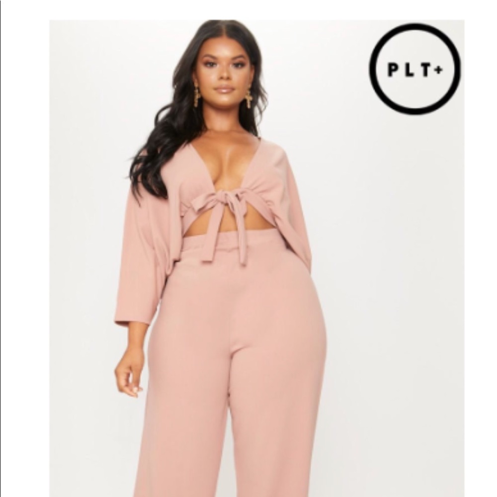 PLUS Batwing Cut-Out Jumpsuit